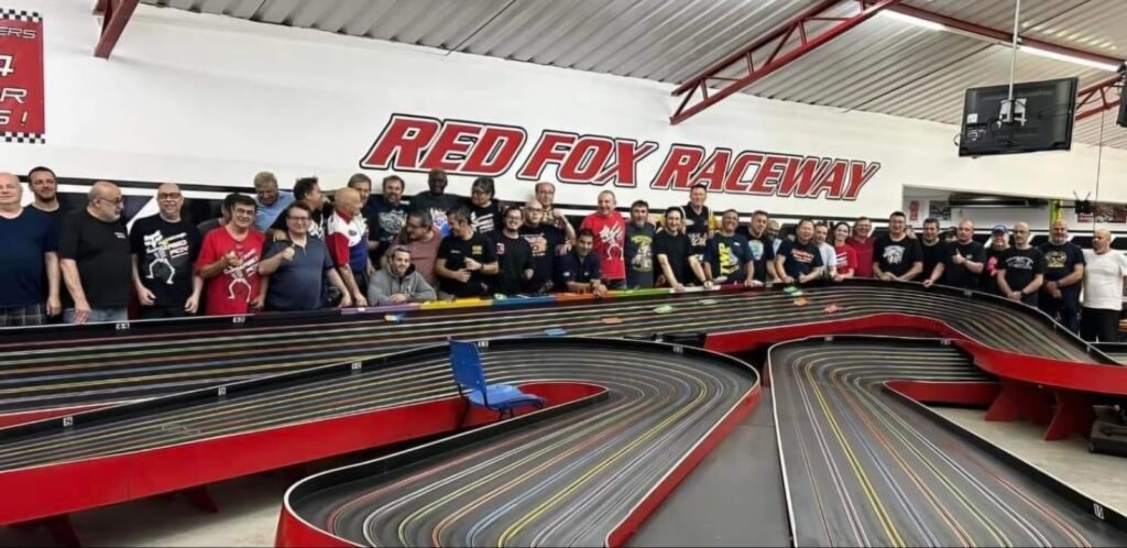 Racers gathered around the tracks at Red Fox Raceway
